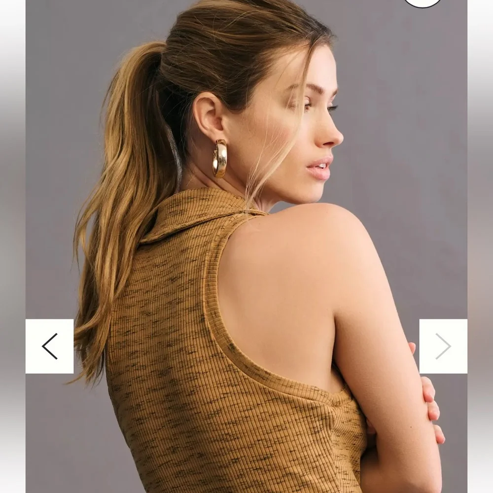 Pilcro‎ Sleeveless Polo Bodysuit - Picture 3 of 9